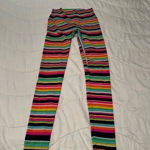 Kdeer Women’s Stipe leggings size medium